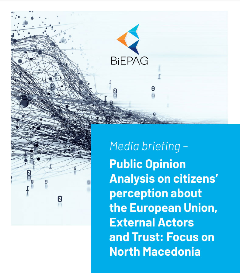 Media Briefing: Public Opinion Survey on EU, External Actors and Citizens' Trust: The Perspective of North Macedonia