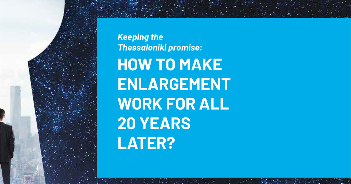Upcoming event: Presentation of the BiEPAG policy brief ‘Keeping the Thessaloniki promise: How to Make Enlargement Work for All?, 29 June 2023